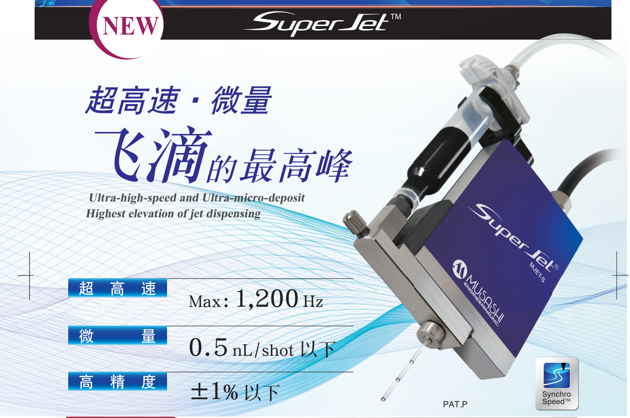 超高速非噴射接觸性點膠機